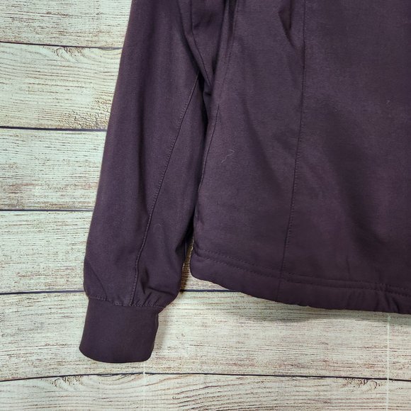 The North Face Womens Purple Pink Fleece Interior Hoodie Jacket Pockets XS/TP - Picture 16 of 16